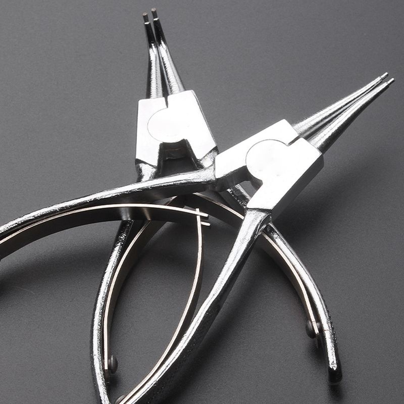 Precisie Borgring Tang, Recht/Hoek Tip Lock Ring Tang 6 Inch, 1.2Mm Boring Diameter, lock Ring Tang Voor Deurklink