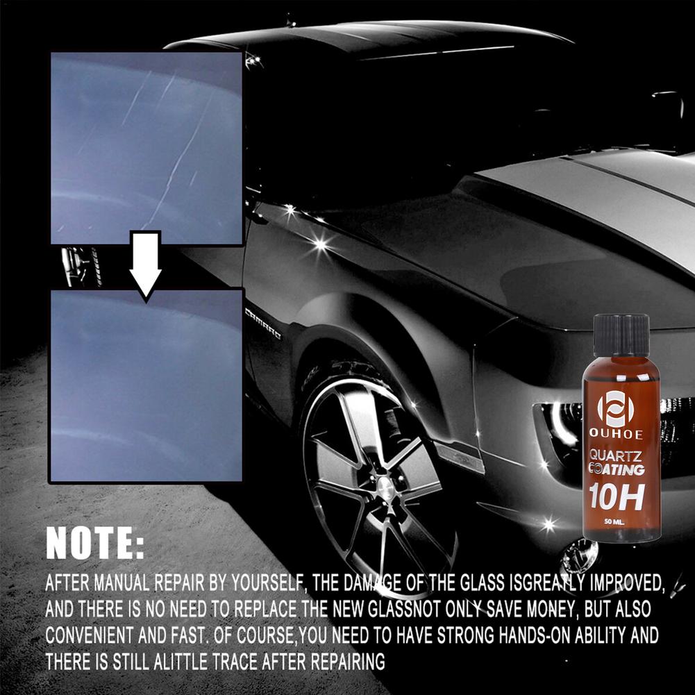 30ml 50ml Non-flammable Ceramic Plating Agent 10H Hardness Car Glass Coating Polishing Agent Automotive Liquid Ceramic Coating