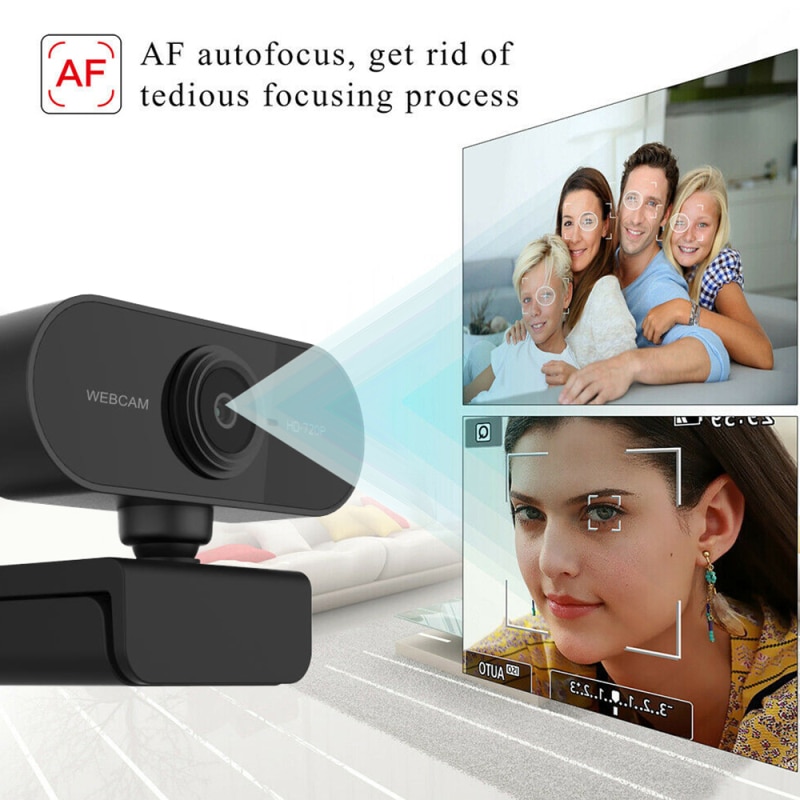 Auto Focus Hd Webcam Ingebouwde Microfoon High-End Video Call Camera Computer Randapparatuur Web Camera Voor Pc laptop WX6843