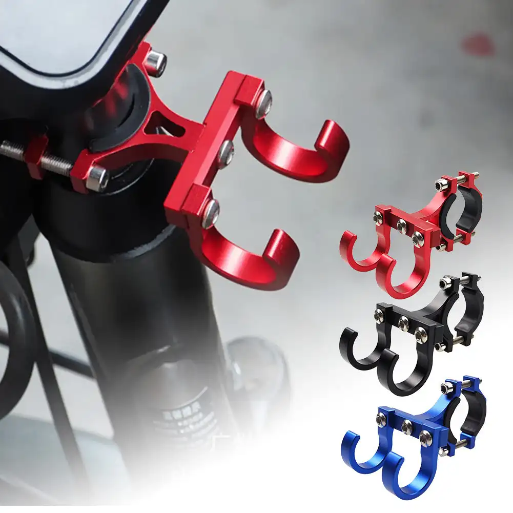 Elektrische Rolle Haken Einfache Fahrrad Regal Rohr Lagerung Aufhänger Schnalle Haken Haken Tragbare Doppel Metall Helm Gestell