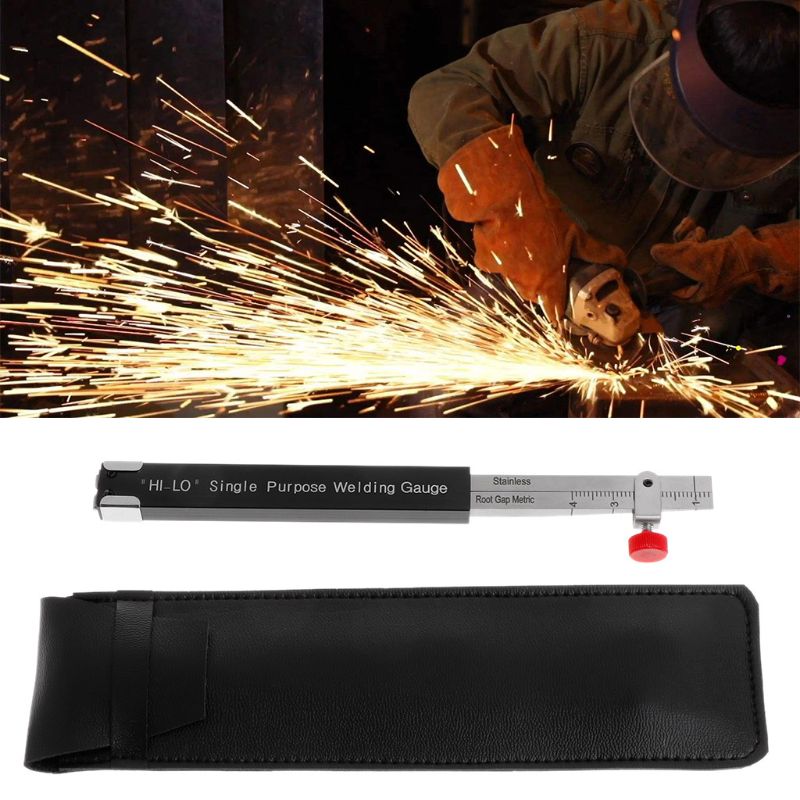 HI LO Welding Gage Internal Single Purpose Gauge Welding Ruler Root Gap Metric