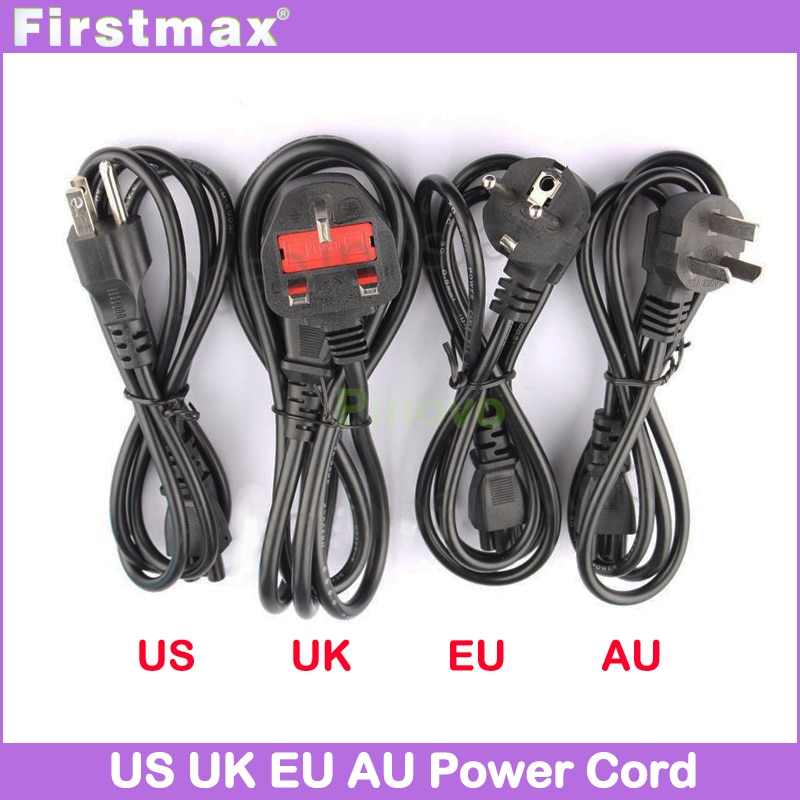 Eu Us Plug Ac Power Cord Kabel Voor Laptop Adapter Lood Adapter