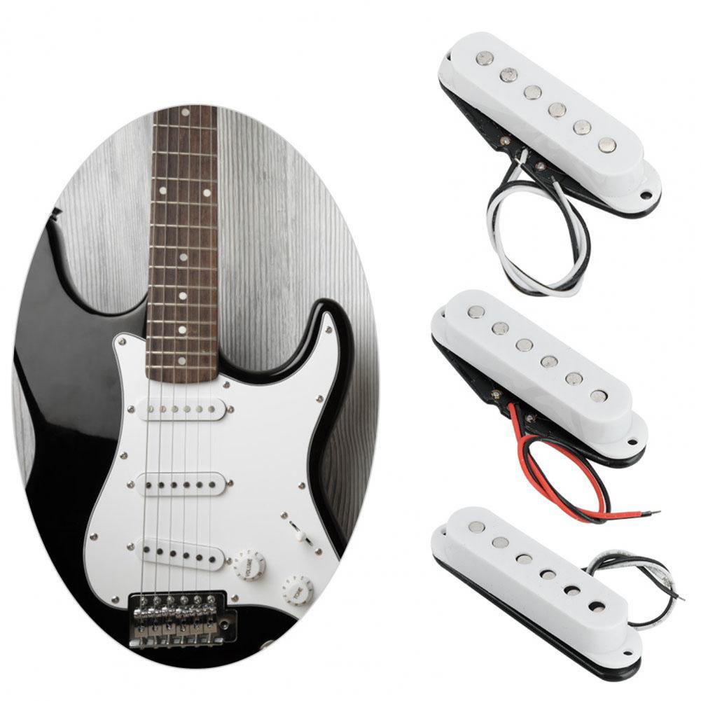 Guitar Pickup Sturdy Single Coil Compact SSS Handwound Electric Guitar Pickups for Instrument