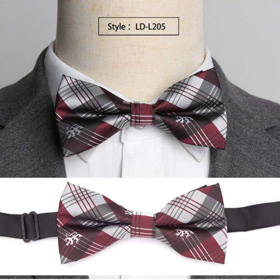 Herren Bowtie Jacquard Krawatte Formale Krawatte Junge Männer Geschäft Hochzeit Streifen Bogen Krawatten Männlichen Kleid Hemd Krawatte
