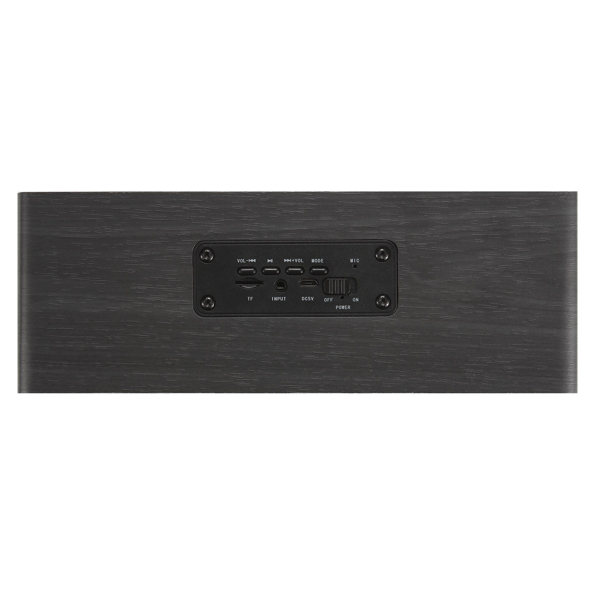 Home Theater Draadloze Bluetooth Speaker Houten Draagbare Kolom Subwoofer Met Wekker Fm Radio Tv Luidsprekers Soundbar Aux Tf