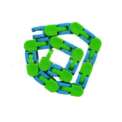 1pc nowe dzieci autyzm wąż puzzle wielokolorowe zwariowane utwory pstryknąć oraz Kliknij zabawki typu denerwować klasyczna zabawka sensoryczna: D