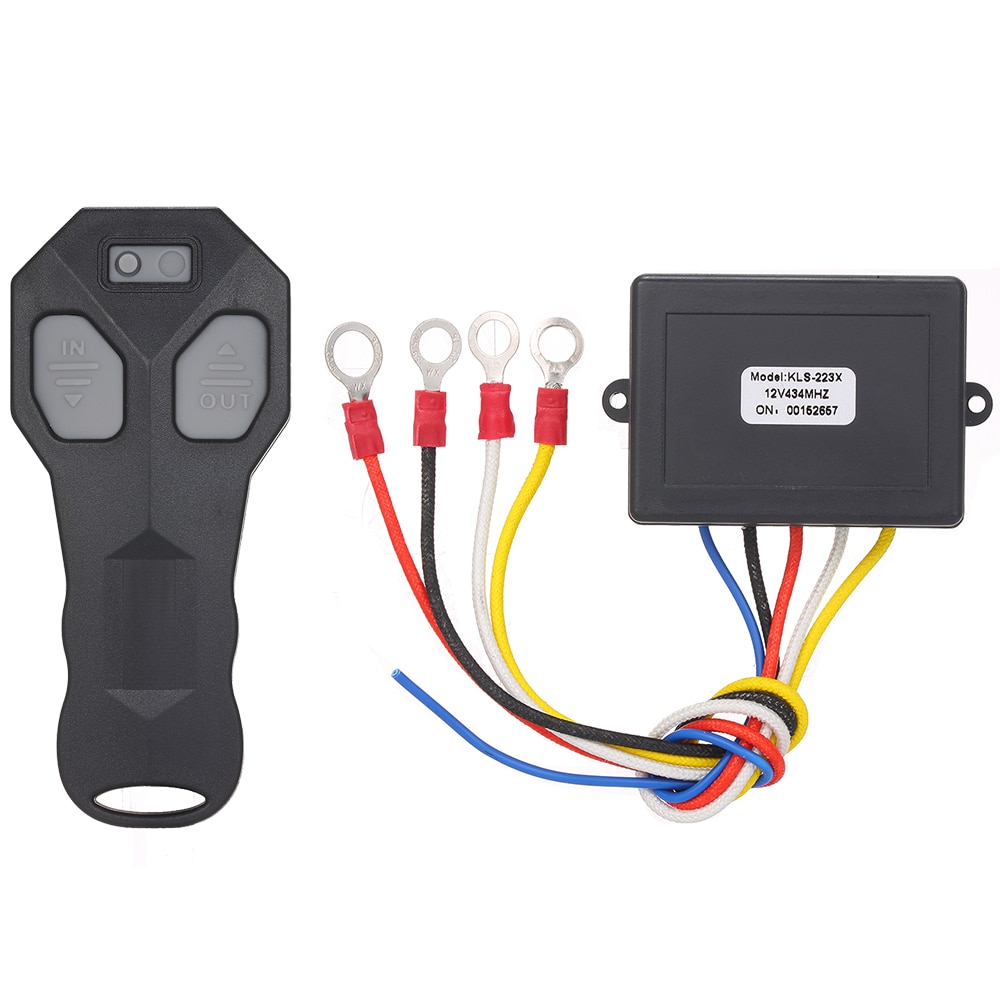 Winch Draadloze Afstandsbediening Set Kit Voor Jeep Atv Suv Offroad Dc 12 V Wireless Winch Afstandsbediening