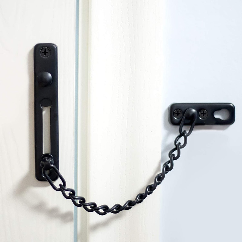 Verrou de chaîne de porte de maison en acier inoxydable antivol, garde de sécurité, verrouillage de sécurité, outils de limitation de sécurité, matériel pour porte de maison