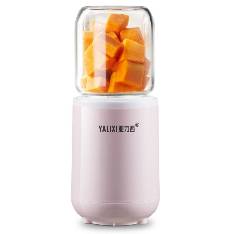 Baby food machine multi-functional integrated veges blender household small kids puree juicer portable grinder pink