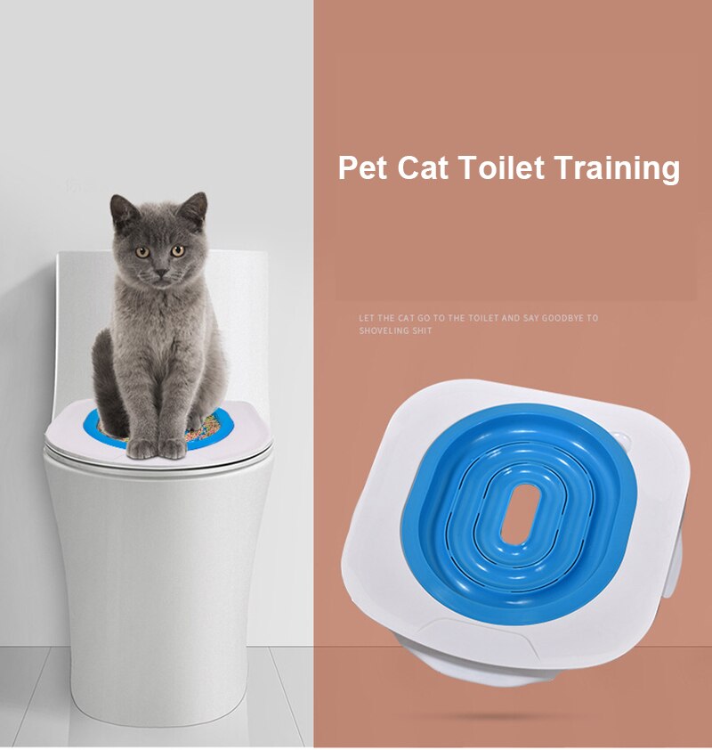 Toilette pour chat animal domestique | Entraîneur des toilettes pour chat