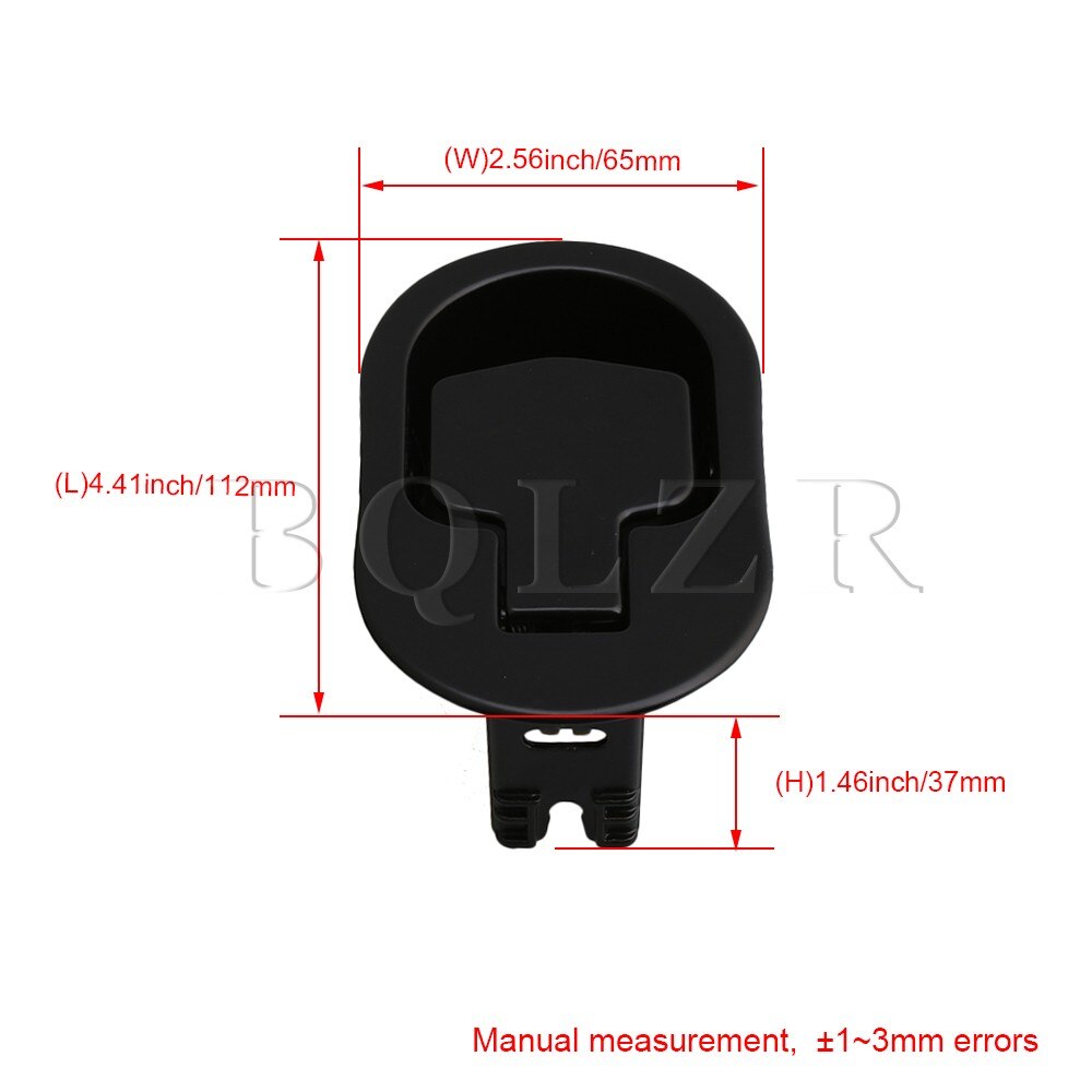 2Pcs Black Oval Recliner Sofa Chair Release Lever Handle 112x65x37mm BQLZR