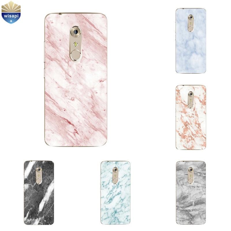 Para ZTE Nubia Z17 Mini TPU funda de teléfono para Axon 7 / 7 Mini cubierta ultradelgada para Nubia Z9 MAX carcasa de silicona patrón de mármol mezclado