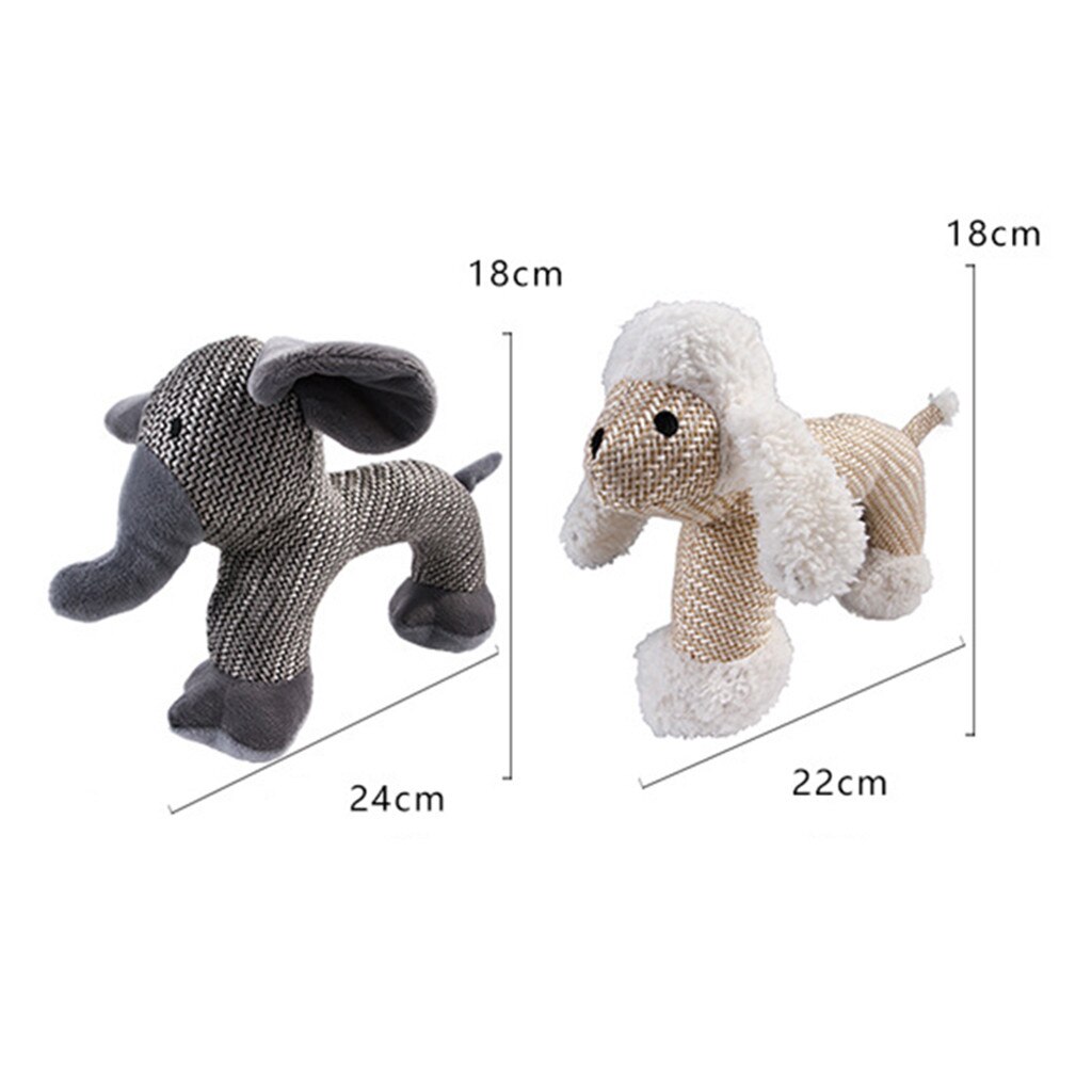 Pet Dog Squeaky Toy Cat Squeaker Sound Chew Fetch Interactive Plush Animal Shape Toys Throwing Playing Pets Product Toys