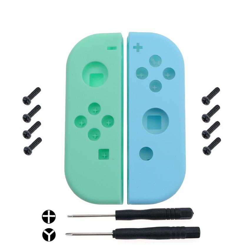 1 Pair Controller Kit di Riparazione Alloggiamento Della Copertura Borsette per il Caso di Nintendo Interruttore Joy-Con FAI DA TE In Plastica di Copertura Controller Cacciavite vite: X-C