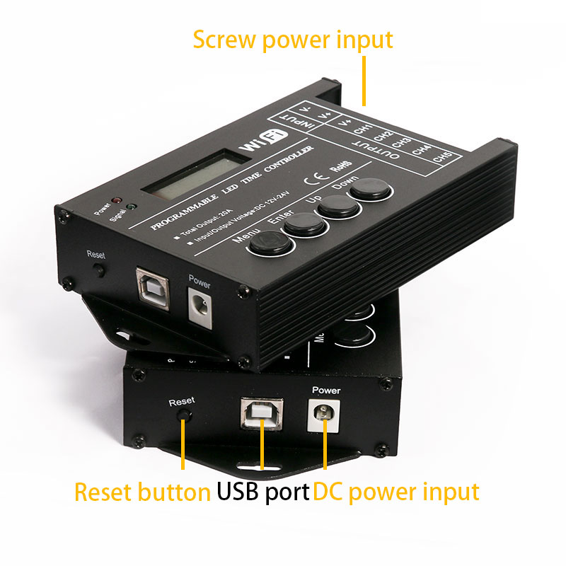 Een stuk TC420 TC421 LED timer controller, fish tank lamp controller