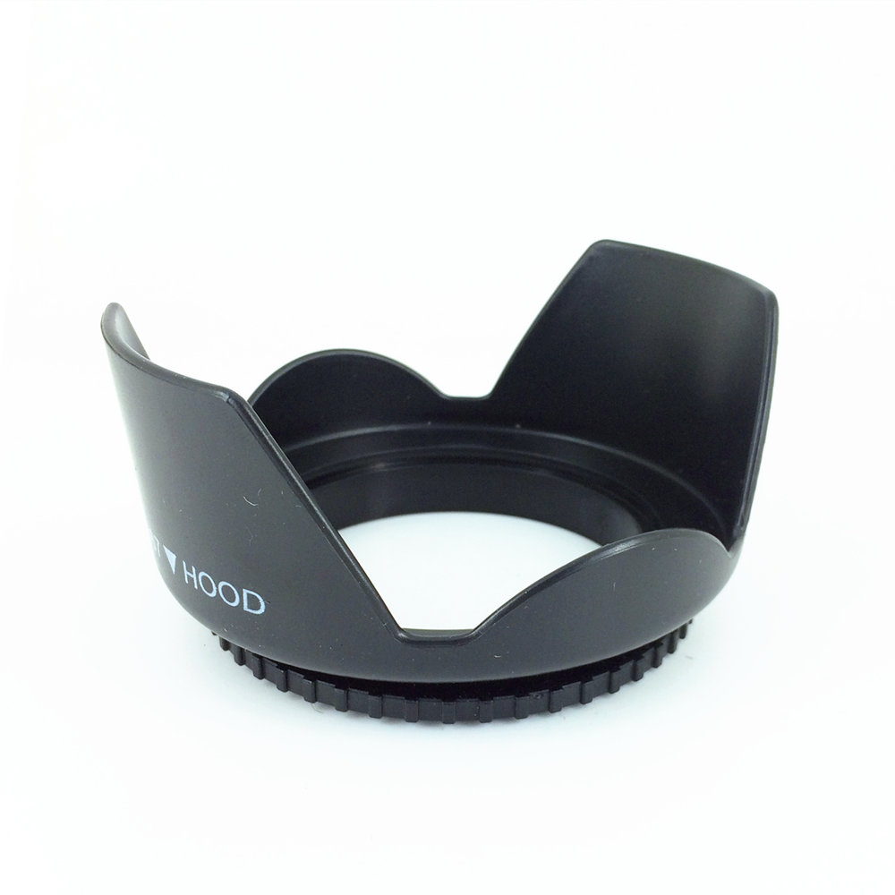 Parasol Universal para cámara DSLR 49mm, 52mm, 55mm, 58mm, 62mm, 67mm, 72mm y 77mm, pétalo de flores, 49 52 58 62 67 72 77