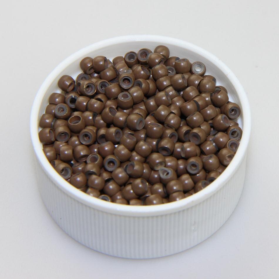 Silicone Micro Beads Nano Rings Hair Extension Kits 500pcs/bottle Silicone Liner Hairstylist Dedicated Hair Extension Tools