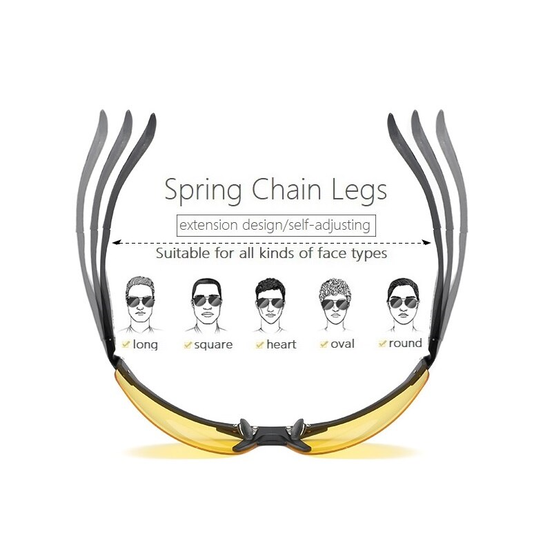 YSO-gafas de visión nocturna polarizadas para hombre, montura de aluminio y magnesio, gafas antideslumbrantes para conducción de coche, 6806