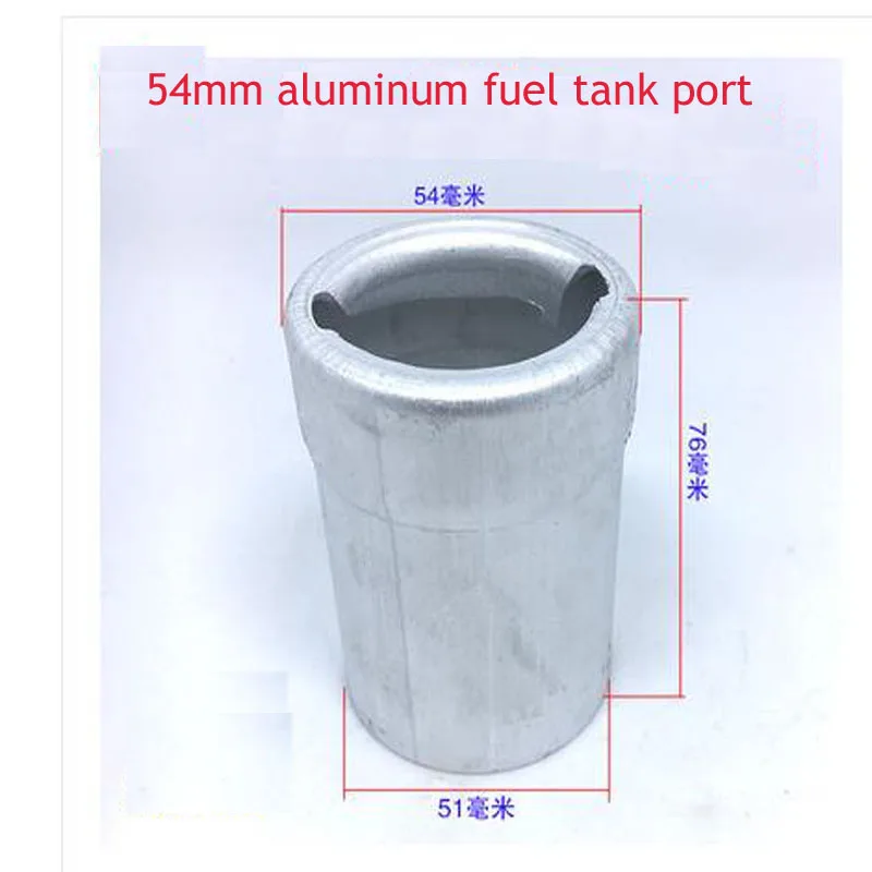 Car Fuel Tank Fuel Port Aluminum Mouth Tsui Iron Fuel Tank Neck Stainless Steel Tank Port Cover Truck Semi-Mounte: Blue
