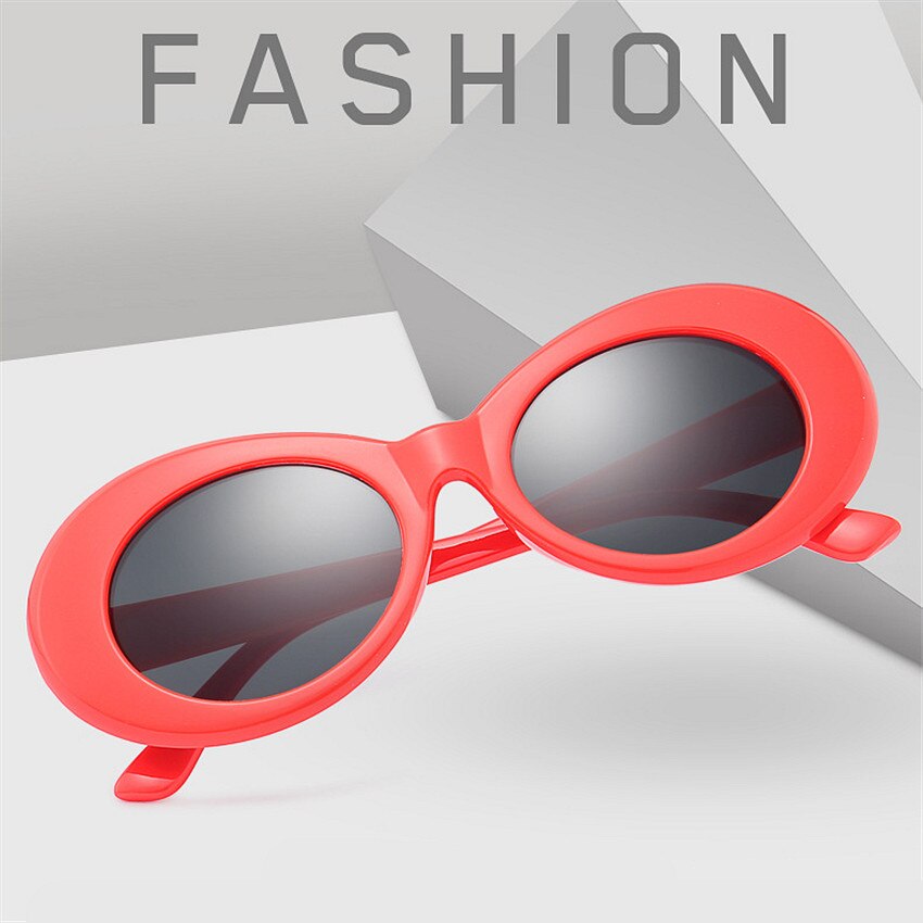 Clout Goggles Retro Sunglasses Women Red Pink Vintage Round Sexy Sun Glasses Kurt Cobain UV400 Eyeglasses Goggles