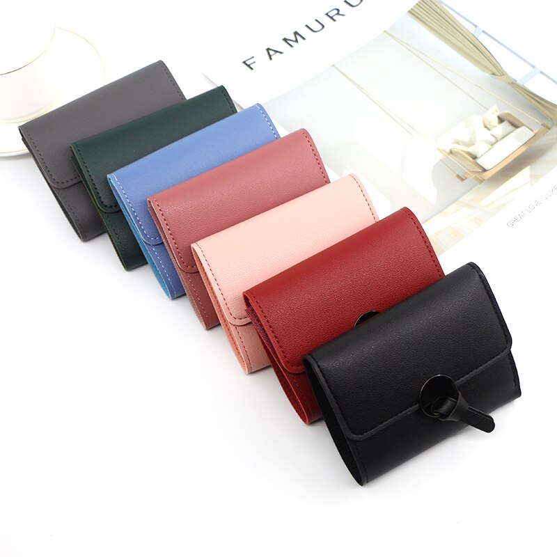 Kurze Brieftasche Frauen Brieftaschen Nette Liebe Quaste Haspe Geldbörse Karte Halfter Weibliche Kupplung Geld Tasche PU Leder Dame geldbörsen