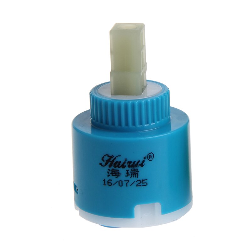 35mm/40mm Ceramic Disc Cartridge Inner Faucet Valve Water Mixer Tap: Blue