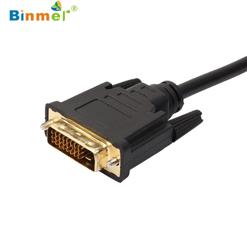 Binmer DVI-D 24+1 Pin Male to VGA 15Pin Female Active Cable Adapter Converter Freeshiping Sep 12