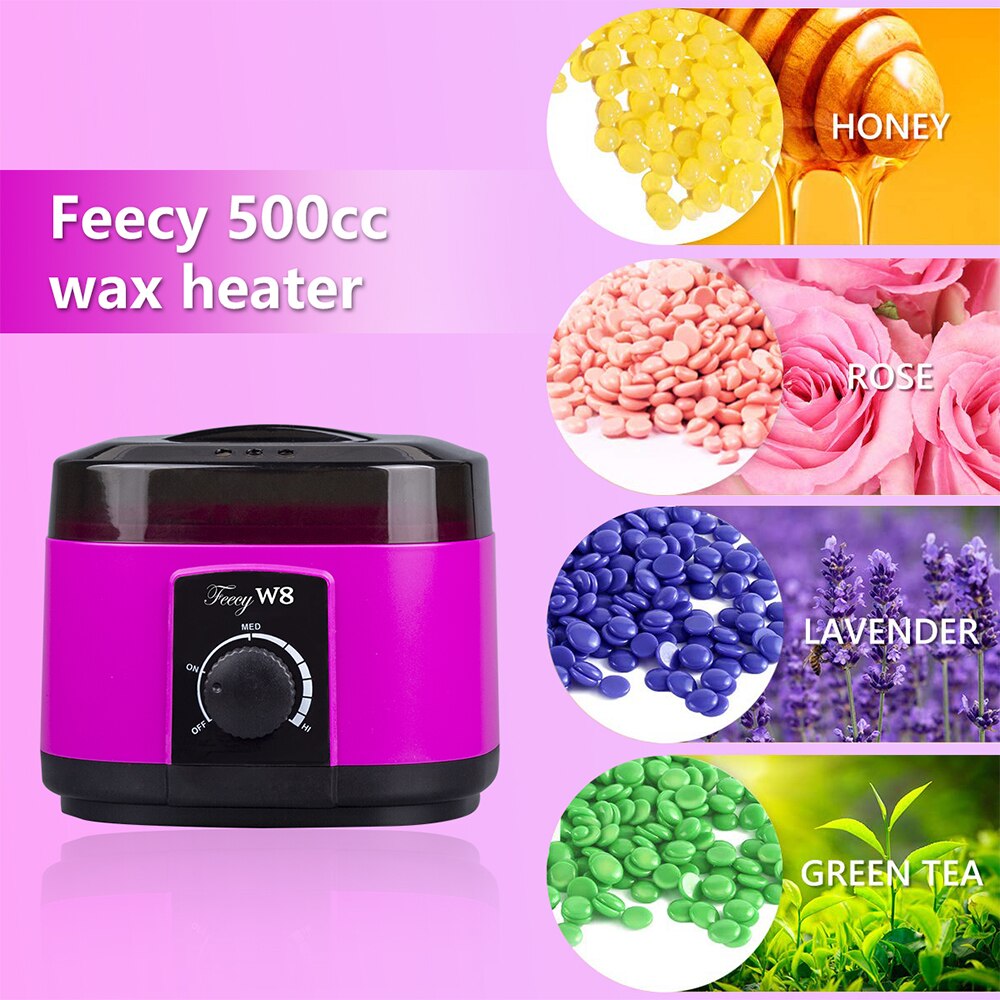 Wax Heater Warmer Wax-melt Machine Set Waxing Kit for Hair Removal Wax Beans Bead Heating Machine Paraffin Depilatory Epilator