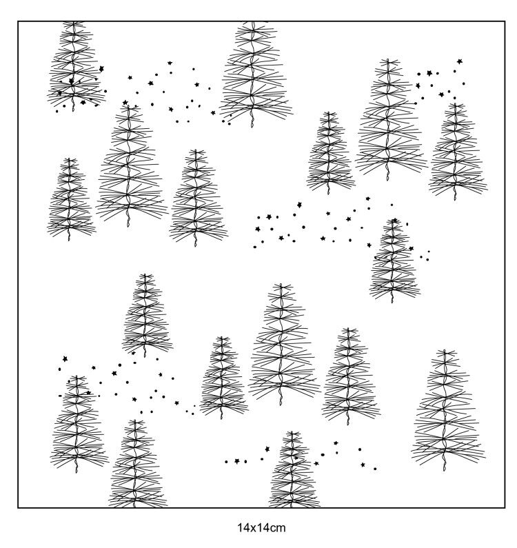 Christmas tree stamp Clear Stamp for Scrapbooking Transparent Silicone Rubber DIY Photo Album Decor 105
