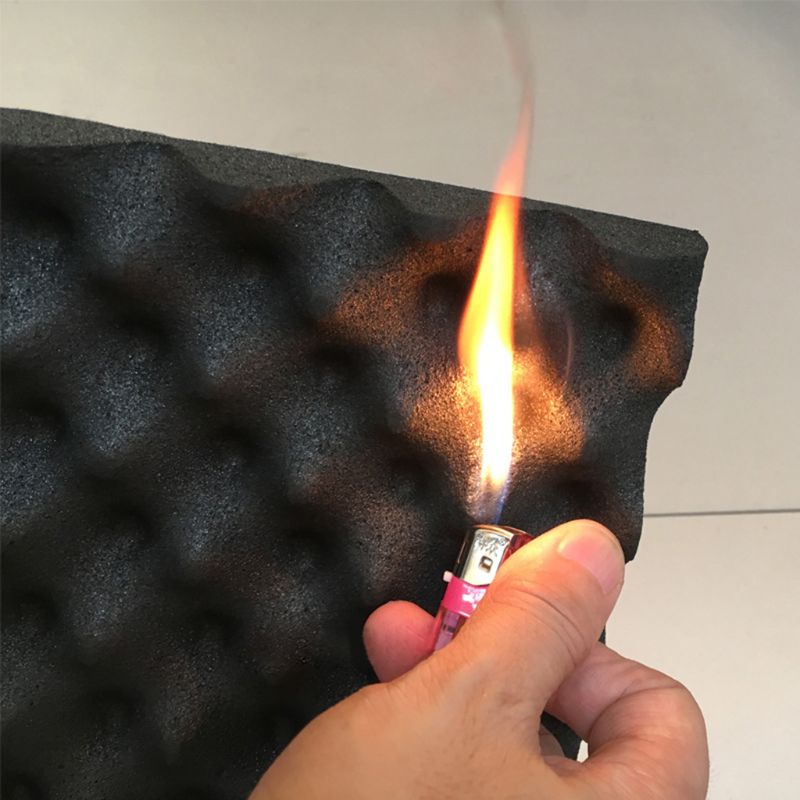 100 x 50cm billyddæmperemåtte støjisolering akustisk dæmpende skummåtte