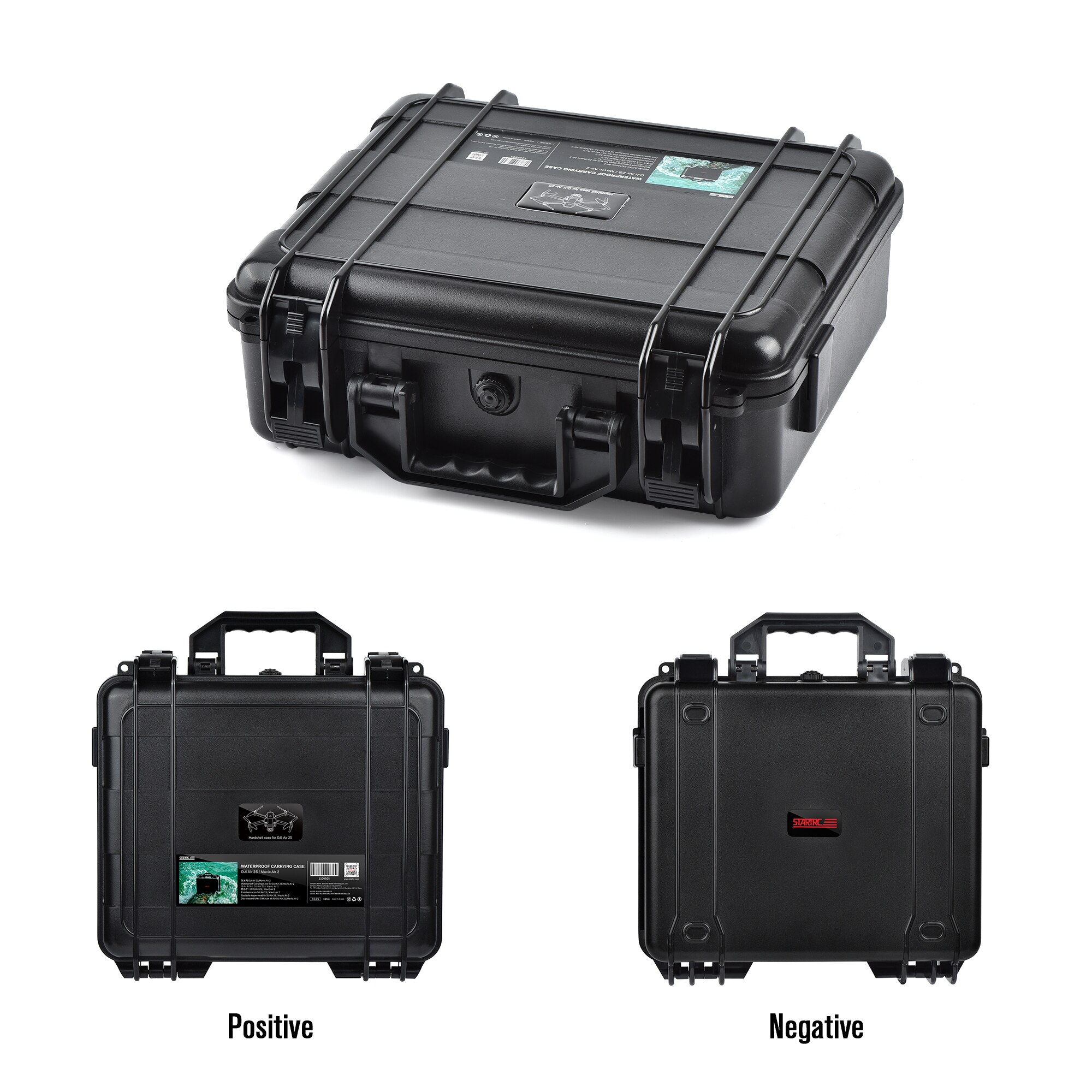 Waterdichte Draagtas Voor Dji Air 2S Hard Cover Shell Reizen Handtas Explosieveilige Zak Voor Mavic Air 2/2S Drone Accessoires