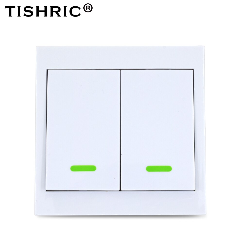 TISHRIC Wireless RF Remote Controller 433Mhz Transmitter Automation Modules For SONOFF RF/T1 EU/UK/4CH PRO/Bridge: 2gang