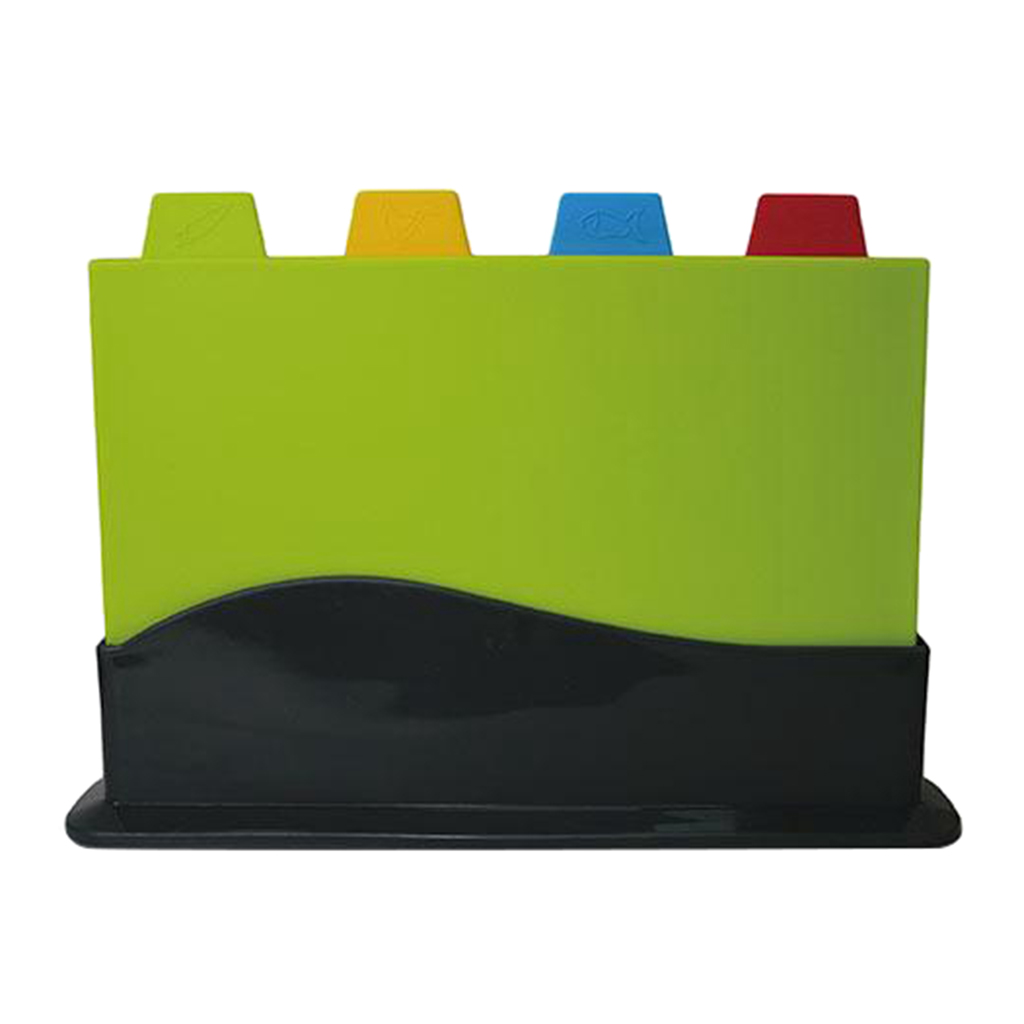 Kitchen Coloured Chopping Boards Set for Meat, Cooked Food &amp; Vegetables