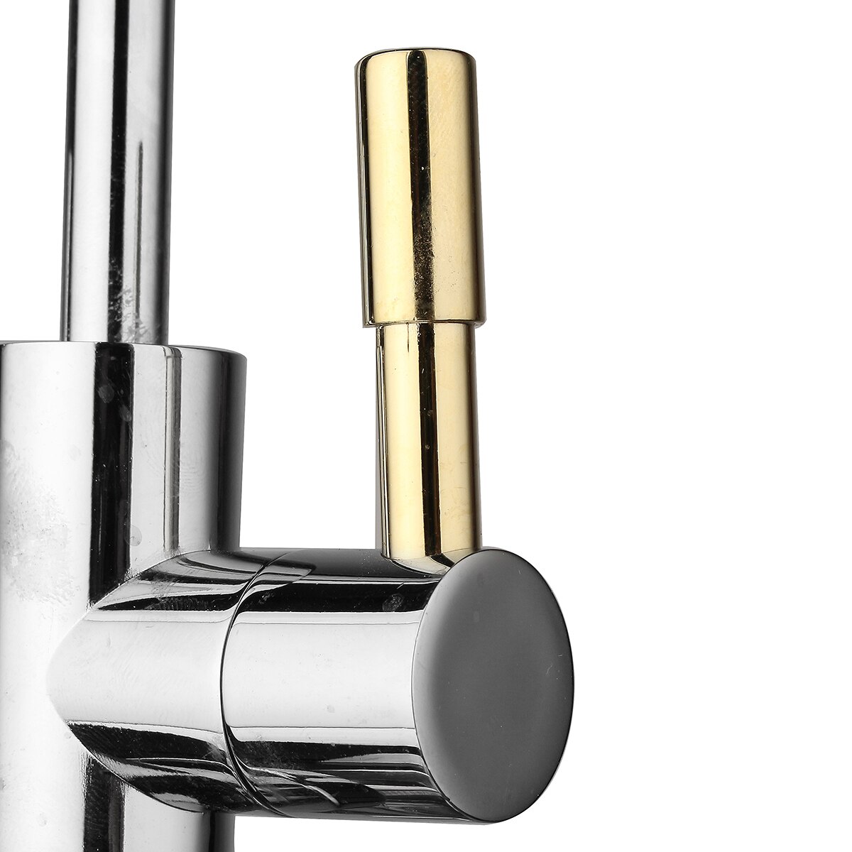 1/4'' Chrome Drinking RO Water Filter Faucet Stainless Steel Finish Reverse Osmosis Sink Kitchen Double Holes Water Intake