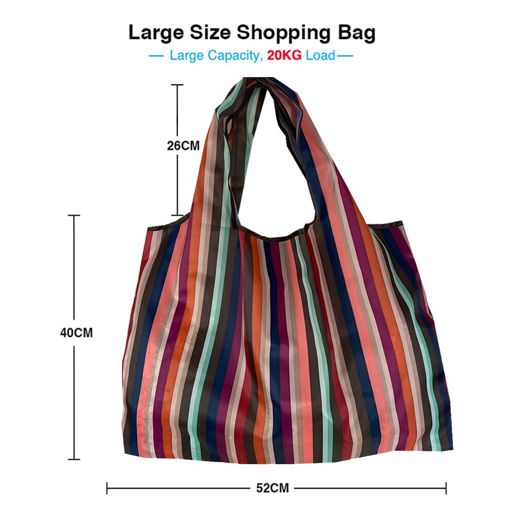 Grote Size Zware Boodschappentassen Herbruikbare Supermarkt Boodschappentas Handtas Opvouwbare Lady Schoudertas Machine Wasbare Oxford