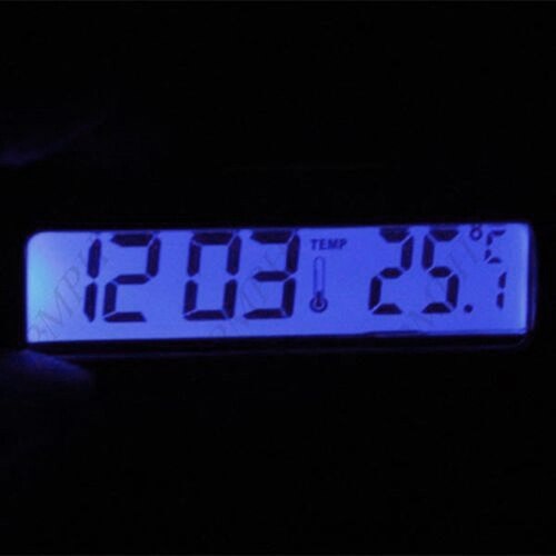 ! Digitale Thermometer Clip-on LCD Auto Automotive Digitale Klok Elektronische Backlight Display Thermometer Gereedschap