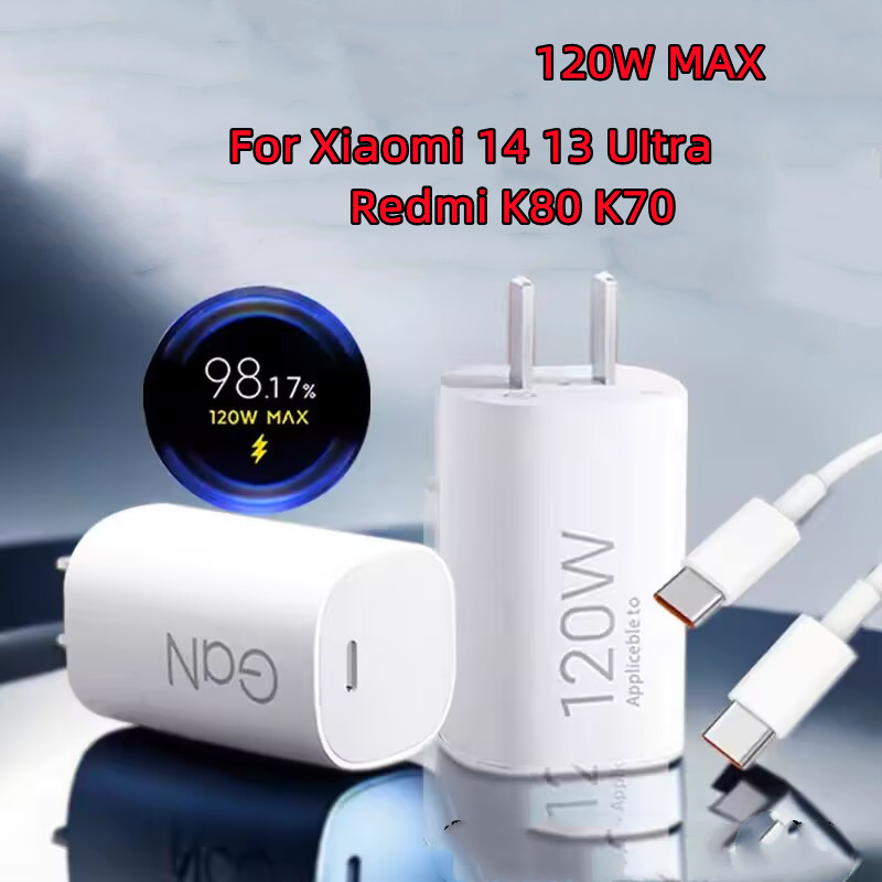 Cargador Original Xiaomi Mi 15 Ultra Gan 120W US Turbo cargador adaptador XiaoMi 14T 13 Redmi Note 13 14 Pro + Poco X7 X6 Pro
