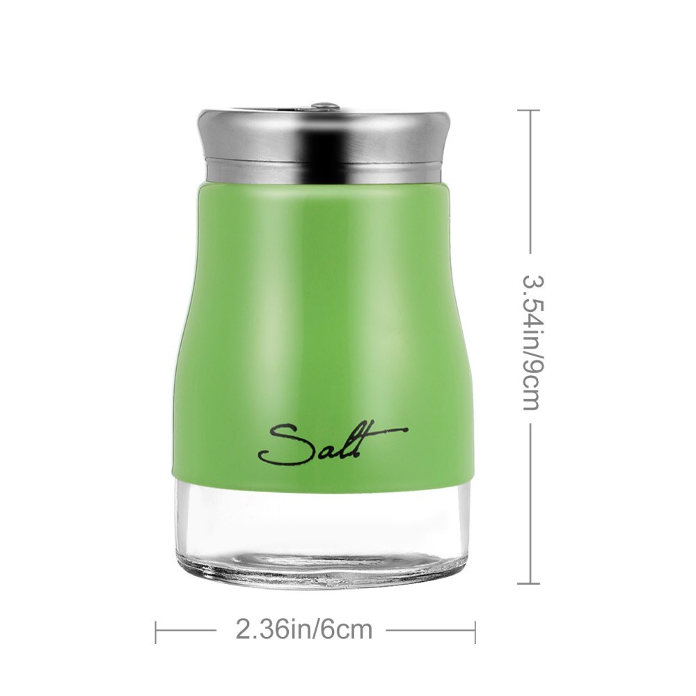 2Pcs Stainless Steel Lid Seasoning Bottle Pepper Salt Shaker kitchen seasoning shaker Kitchen Supply