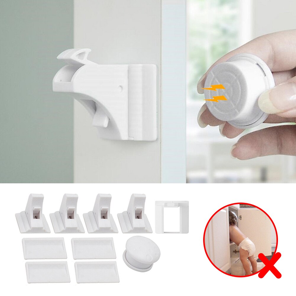 ETUUD Magnetic Safety Cupboard Lock for Baby Child Pet, Proof Drawer Latch Cabinet Door Security Locks For Children, Invisible