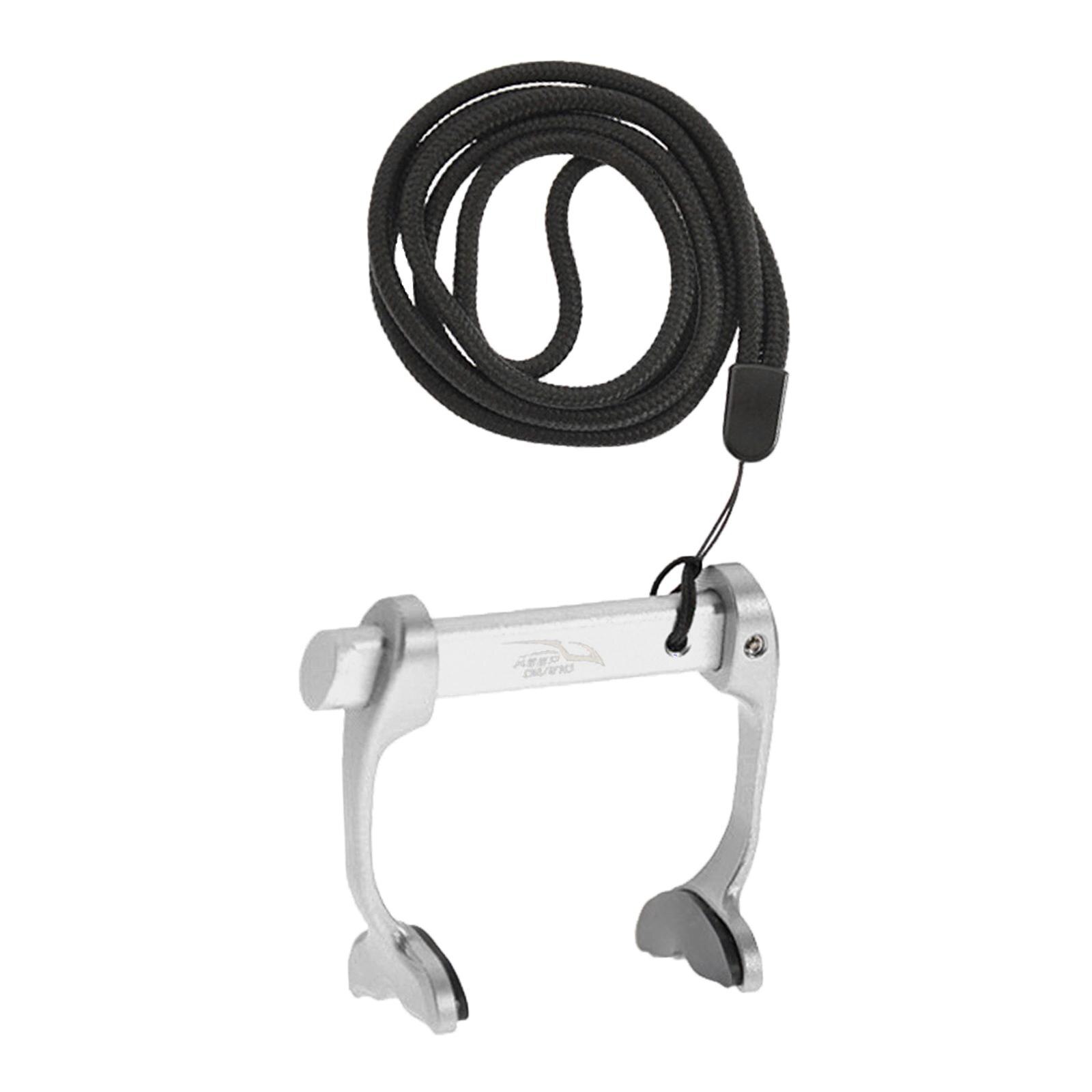 Swimming Nose Clip for Sports Equipment Learn to Swim Training Kids Adult Snorkeling: silver