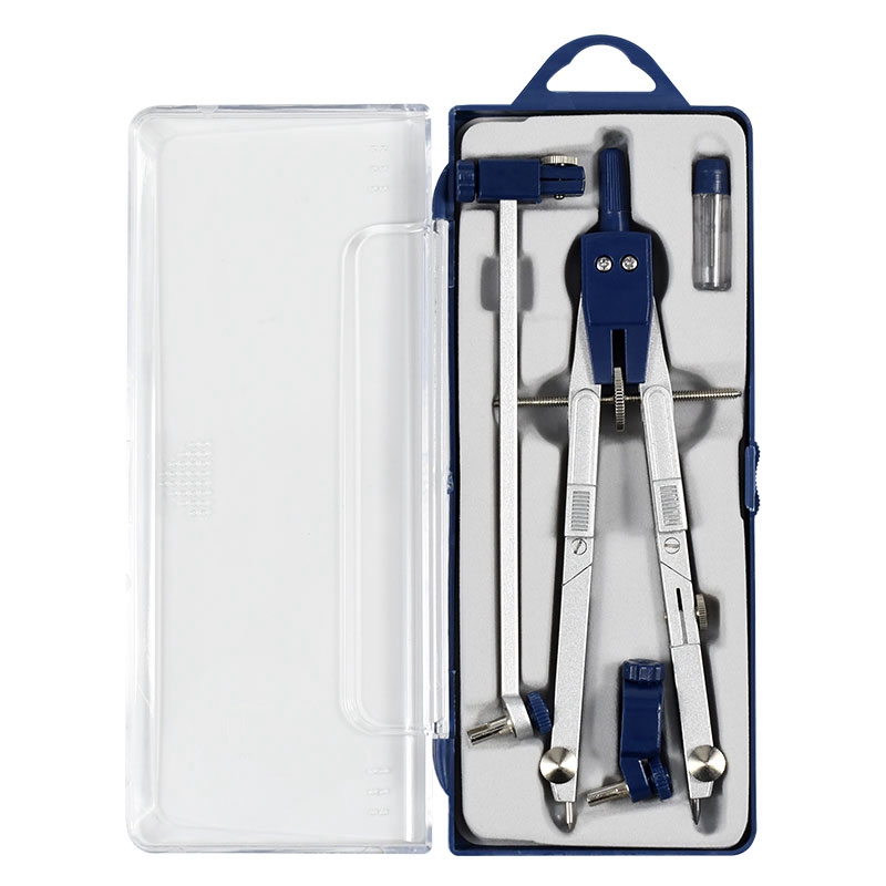 4Pcs Geometry Set Metal Compass Geometry Precision Tool for Student, Circle Drawing Tool and Architecture Drafting Kits