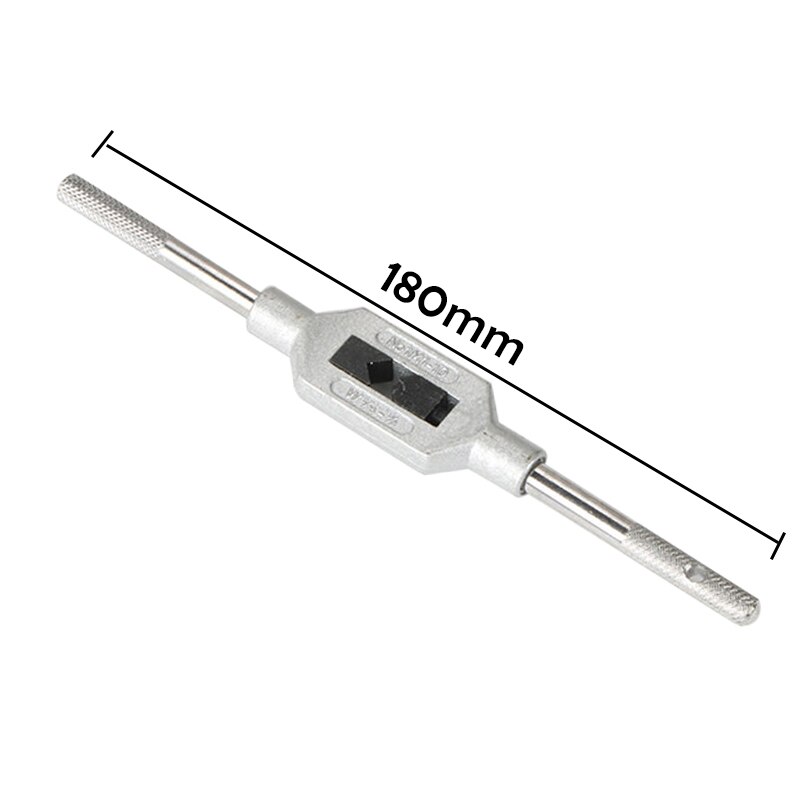 M1-8/m1-10/m1-12 justerbar tapnøgle til gevindhanehåndtag stål håndtapholder holder tappeværktøj: M1-10mm