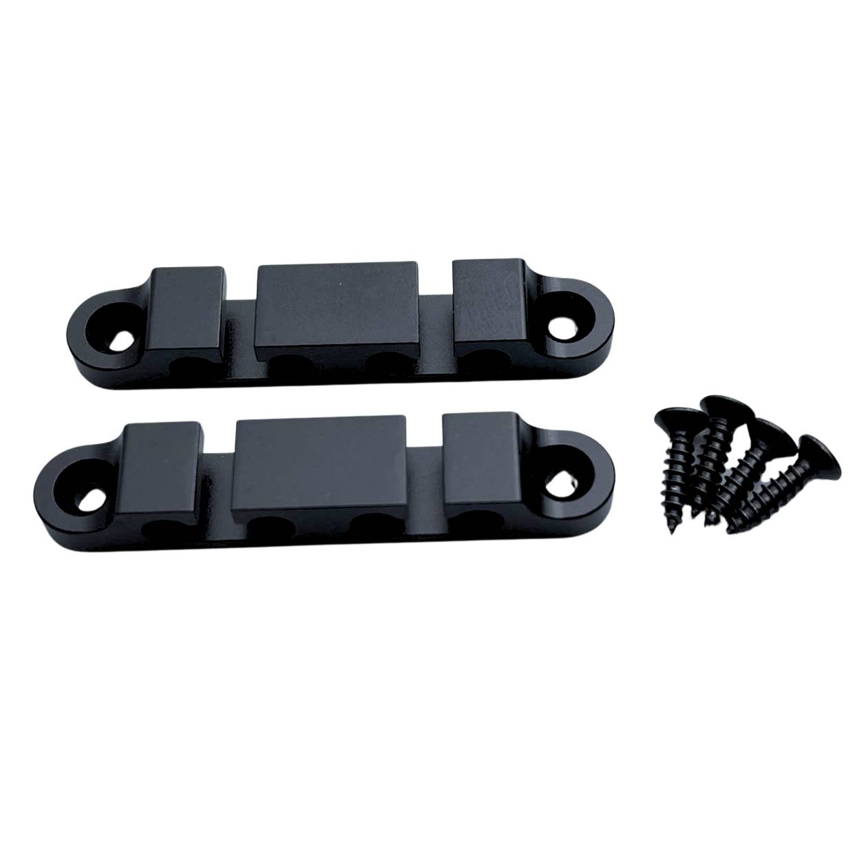 2PCS 2/3/4 String Retainer/String Guide für Elektrische Bass Kopf Retainer Aluminium String Baum Matte CR/BK/GD: Navy Blau