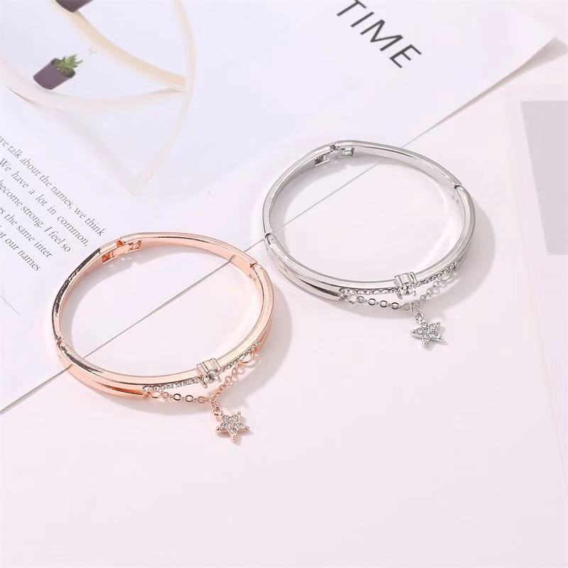 European Star Charms Bracelets For Women Cubic Zirconia Infinity Tennis Bracelet Femme Jewelry Pulseras Mujer