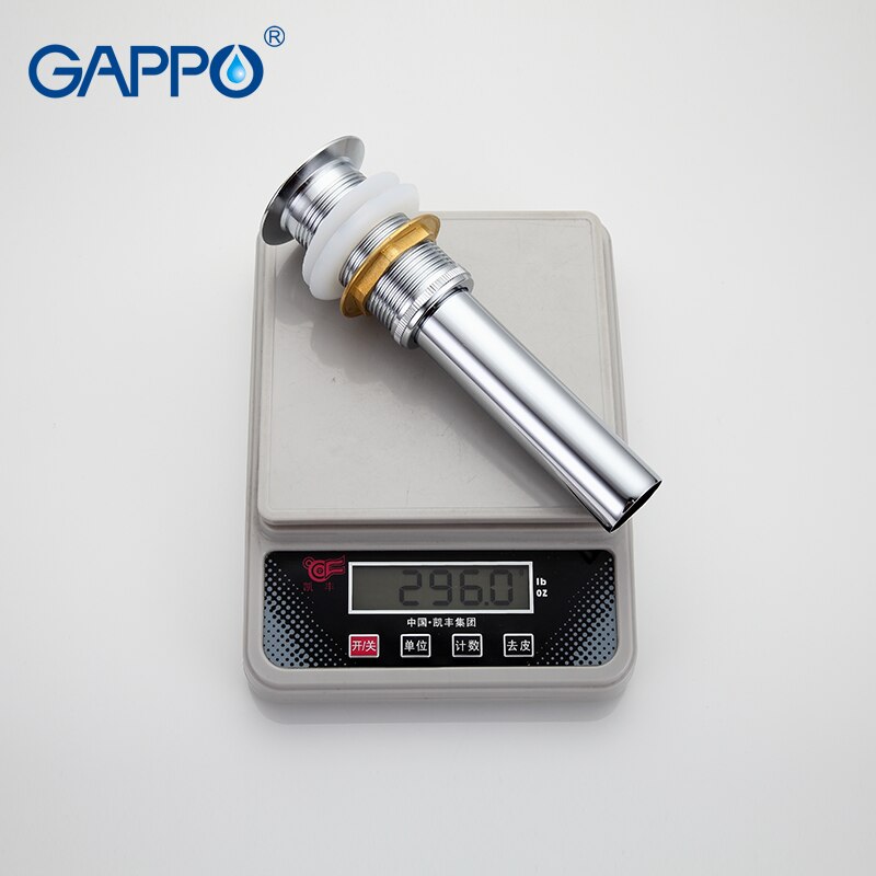 GAPPO Drains badkamer sink drain Zonder overloop gat gootsteen stop afval Waste Vanity Vessel wastafel afvoer