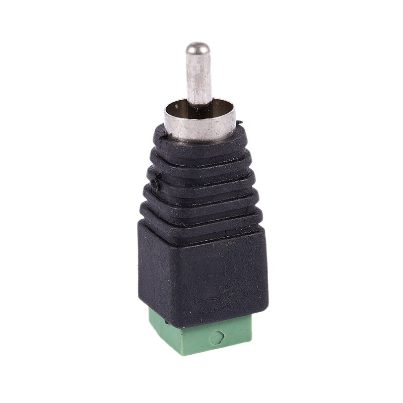 5pcs UTP Cat5 Cat6 Cable to CCTV AV Phono RCA Male Jack Plug Adapter