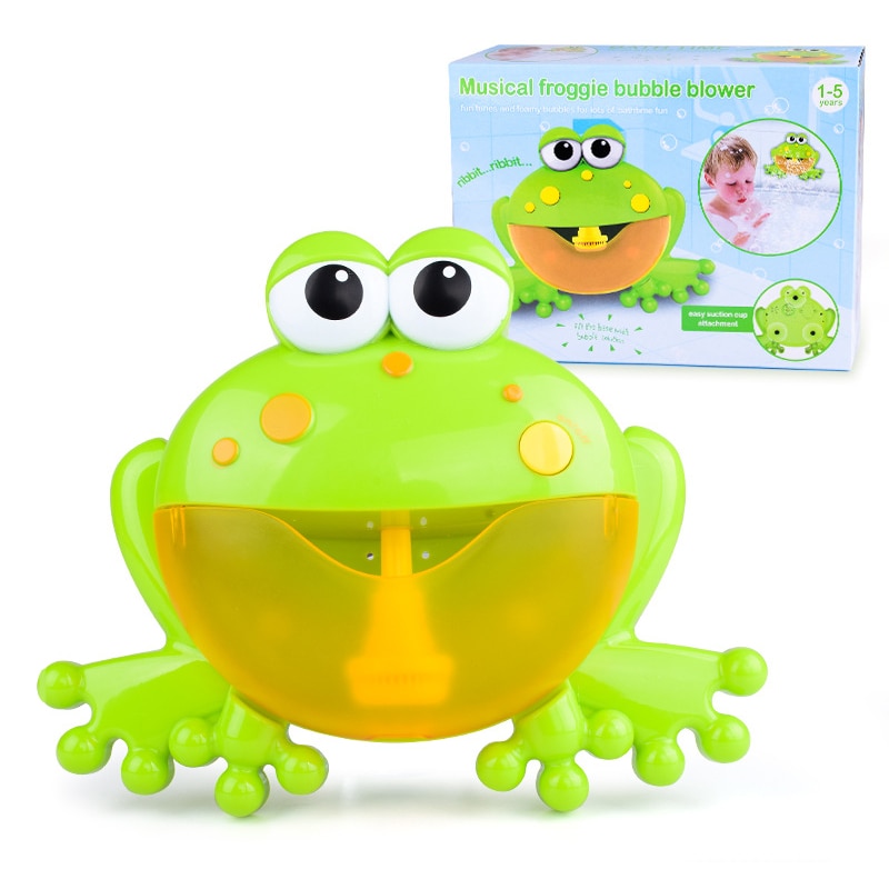 Bubble Machine Krabben Kikker Muziek Kids Bad Toy Bad Zeep Automatische Bubble Maker Baby Badkamer Speelgoed Voor Kinderen: 03