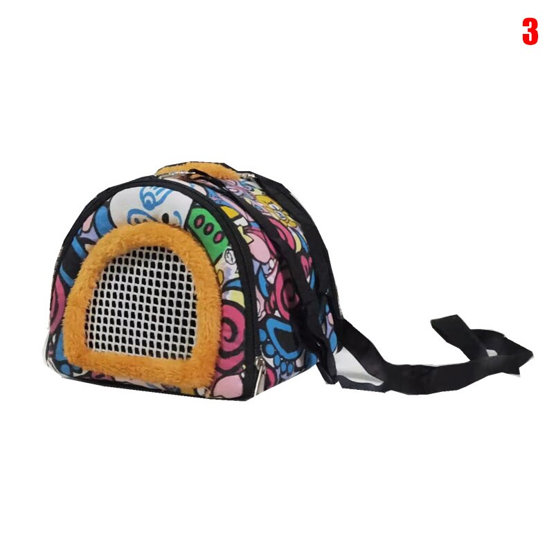 Kolorowe kreskówka zwierzę domowe noszenie plecak podróżny płótno pluszowy plecak dla chomika świnka morska jeż wiewiórka TP899: 3