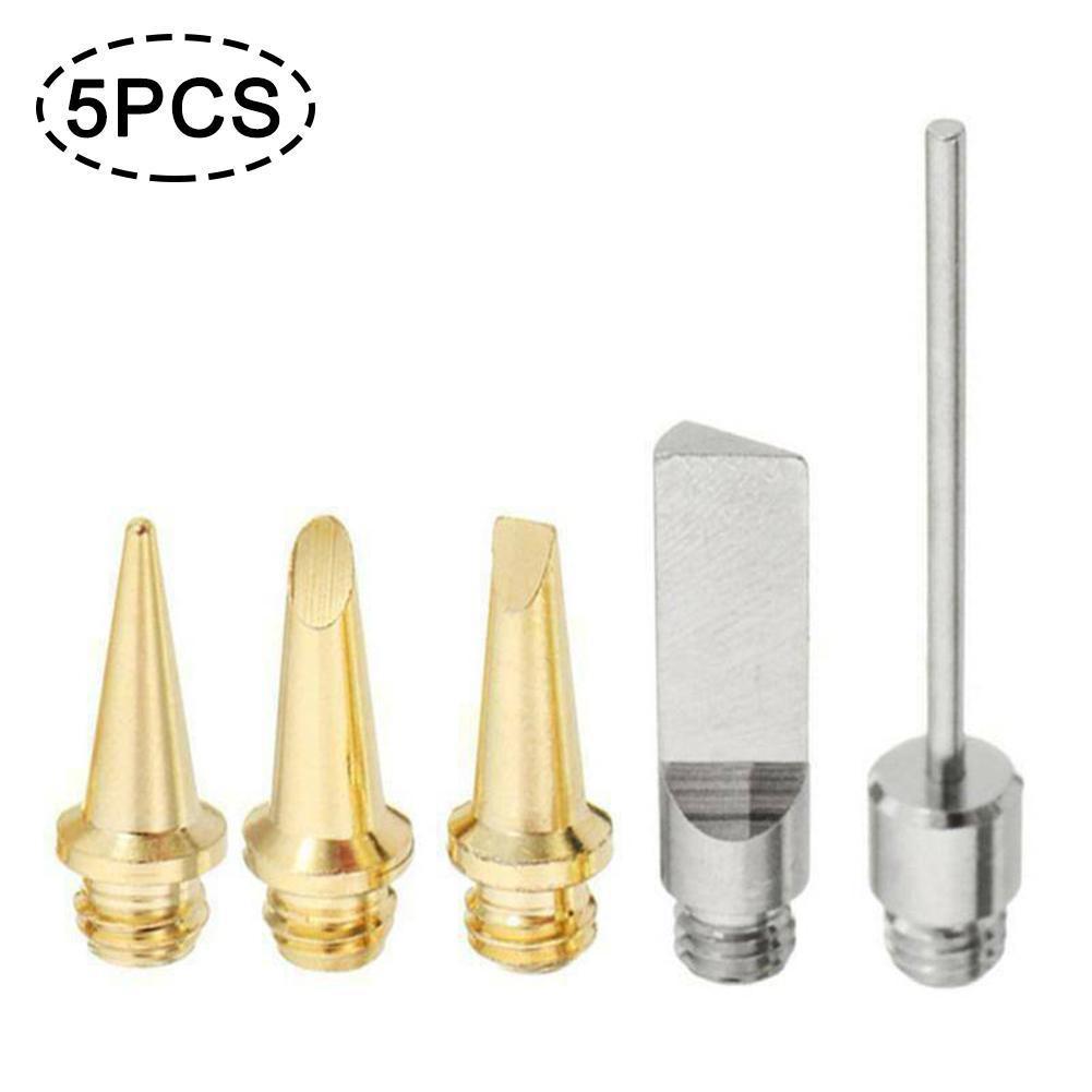 5 stk/sett gass loddebolt spisssett hs -1115k butan jern sveisesett penn sveisesett gassbrenner gasshode kobberjern lodde: Default Title