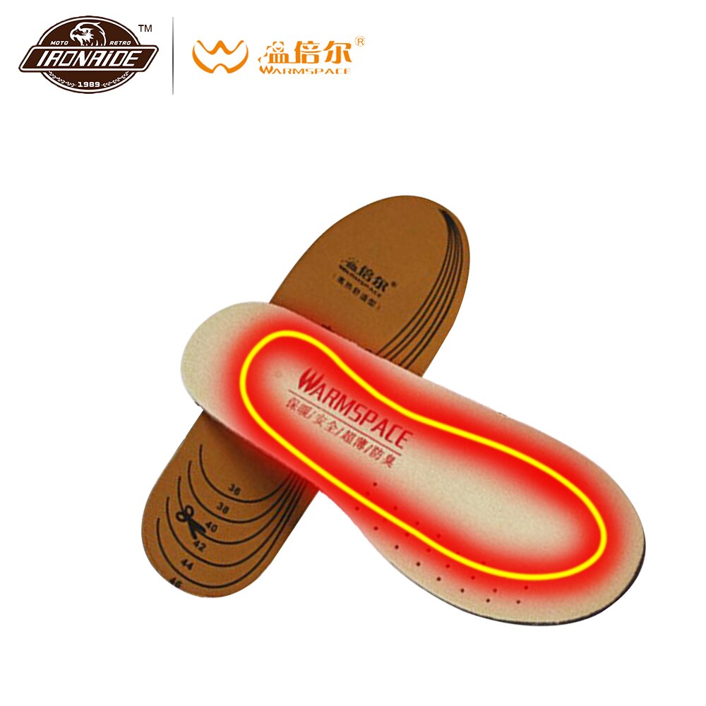WARMSPACE-plantillas de zapatos con calefacción eléctrica, plantilla para botas de moto cálidas, con cargador USB, para invierno, para acampar y esquiar